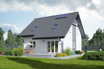  Projekt domu Stopnica 3m (KRP2323) - projekt domu parterowego z poddaszem - Zdjęcie 2