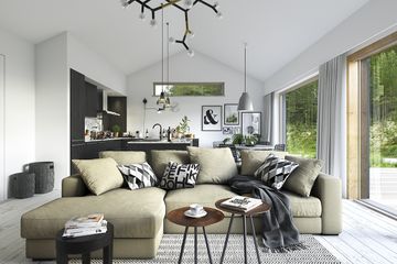  Projekt domu Ekonomiczny 2T (WAW1130) - projekt domu parterowego - Zdjęcie 3