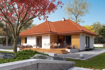  Projekt domu Aruba 3 (BSA2247) - projekt domu parterowego - Zdjęcie 2