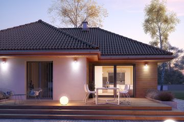  Projekt domu Aruba 3 (BSA2247) - projekt domu parterowego - Zdjęcie 3