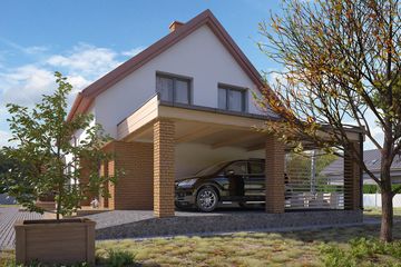  Projekt domu Weranda 2 (BSA2248) - projekt domu parterowego z poddaszem - Zdjęcie 5