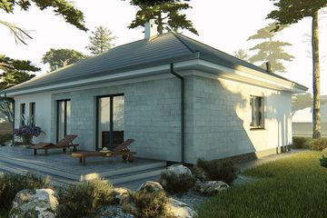  Projekt domu KP-100 (LUB1000) - projekt domu parterowego - Zdjęcie 8