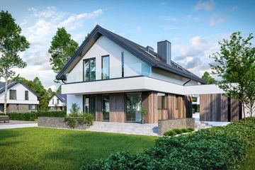  Projekt domu HomeKoncept-03 B (KRX1060) - projekt domu parterowego z poddaszem - Zdjęcie 6