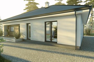  Projekt domu KP-120 (LUB1002) - projekt domu parterowego - Zdjęcie 4