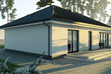  Projekt domu KP-120 (LUB1002) - projekt domu parterowego - Zdjęcie 6