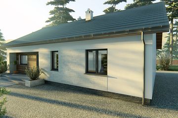  Projekt domu KP-121 (LUB1003) - projekt domu parterowego - Zdjęcie 5