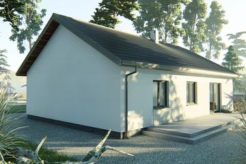  Projekt domu KP-121 (LUB1003) - projekt domu parterowego - Zdjęcie 7