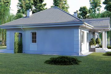  Projekt domu KP-500 (LUB1004) - projekt domu parterowego - Zdjęcie 4