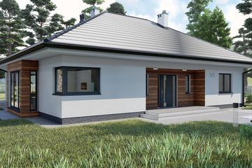  Projekt domu KP-505 (LUB1005) - projekt domu parterowego - Zdjęcie 3