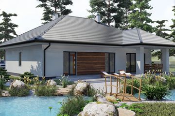  Projekt domu KP-505 (LUB1005) - projekt domu parterowego - Zdjęcie 5