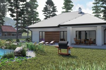  Projekt domu KP-505 (LUB1005) - projekt domu parterowego - Zdjęcie 6