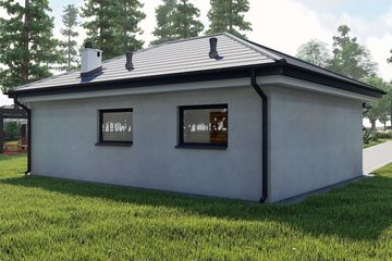  Projekt garażu KP-G50 (LUB1007) - projekt garażu parterowego - Zdjęcie 5