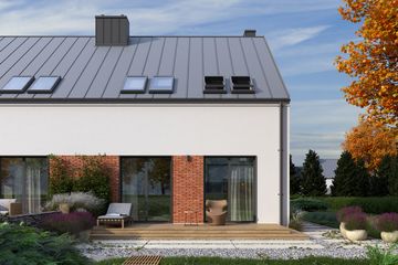  Projekt domu Eco 17 dwulokalowy (WOZ1034) - projekt domu parterowego z poddaszem - Zdjęcie 7