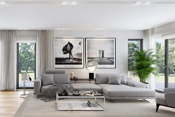  Projekt domu Galena z garażem 2-st. [A] (WRF2044) - projekt domu parterowego - Zdjęcie 4