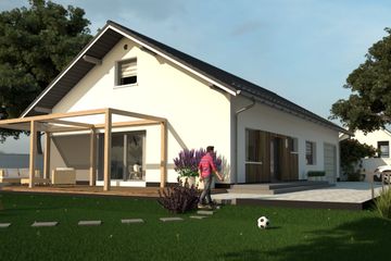  Projekt domu eko Typowy 43 (KKE1043) - projekt domu parterowego - Zdjęcie 5