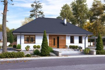  Projekt domu Aruba 2 (BSA2250) - projekt domu parterowego - Zdjęcie 1