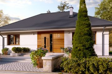  Projekt domu Aruba 2 (BSA2250) - projekt domu parterowego - Zdjęcie 4