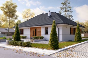  Projekt domu Aruba 2 (BSA2250) - projekt domu parterowego - Zdjęcie 5