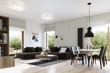  Projekt domu E-240 (WAX1147) - projekt domu parterowego - Zdjęcie 3