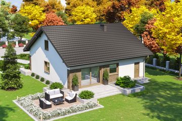  Projekt domu przy Niezapominajek 5 (KRK1627) - projekt domu parterowego - Zdjęcie 2