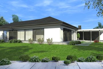  Projekt domu New House 18 (KRZ1012) - projekt domu parterowego - Zdjęcie 4