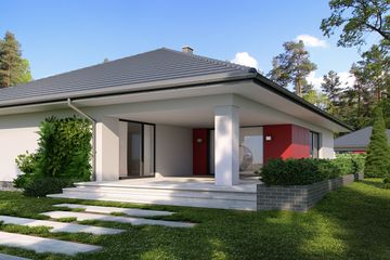  Projekt domu Asan 2 (BSE1164) - projekt domu parterowego - Zdjęcie 2