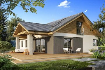  Projekt domu Szarlotka A (WRD2822) - projekt domu parterowego - Zdjęcie 2