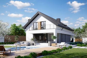  Projekt domu HomeKoncept 78 (KRX1107) - projekt domu parterowego z poddaszem - Zdjęcie 5