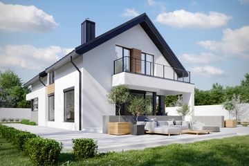  Projekt domu HomeKoncept 78 (KRX1107) - projekt domu parterowego z poddaszem - Zdjęcie 7