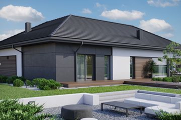  Projekt domu HomeKoncept 36 wariant 01 (KRX1108) - projekt domu parterowego - Zdjęcie 5