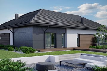  Projekt domu HomeKoncept 36 wariant 02 (KRX1109) - projekt domu parterowego - Zdjęcie 5