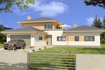  Projekt domu Andaluzja 2-lokalowy (WRD2823) - projekt domu z pełnym piętrem - Zdjęcie 2