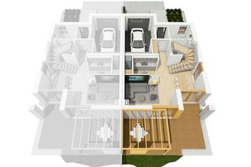  Projekt domu Konrad G1 (bliźniak) energo (WRC2751) - projekt domu parterowego z poddaszem - Zdjęcie 4