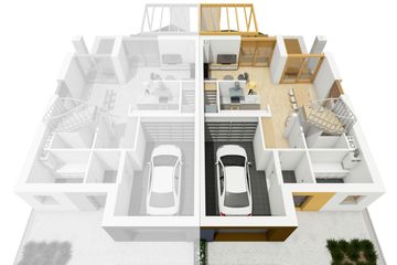  Projekt domu Konrad G1 (bliźniak) energo (WRC2751) - projekt domu parterowego z poddaszem - Zdjęcie 5