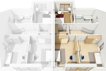  Projekt domu Konrad G1 (bliźniak) energo (WRC2751) - projekt domu parterowego z poddaszem - Zdjęcie 7