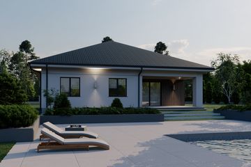  Projekt domu Sej-pro 009 energo (ELW1011) - projekt domu parterowego - Zdjęcie 2