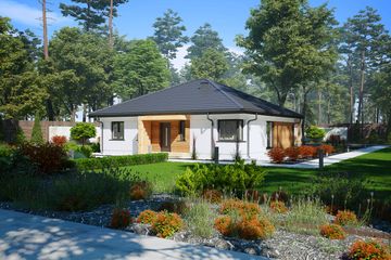  Projekt domu Sej-pro 015 energo (ELW1013) - projekt domu parterowego - Zdjęcie 3