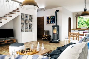  Projekt domu Biała z garażem 1-st. [A] (WRF1993) - projekt domu parterowego z poddaszem - Zdjęcie 6