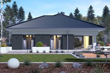  Projekt domu Galena II z garażem 2-st. [A] (WRF2047) - projekt domu parterowego - Zdjęcie 3