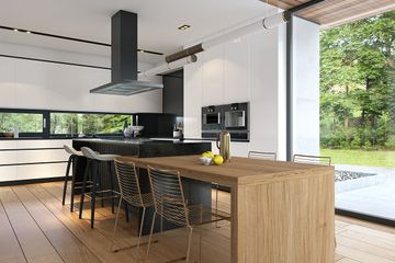  Projekt domu Otwarty 1 (WAW1132) - projekt domu z pełnym piętrem - Zdjęcie 6