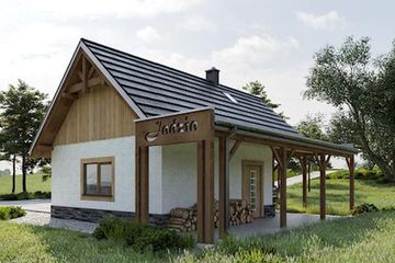  Projekt garażu 36 (1672) (KRD2818) - projekt garażu parterowego - Zdjęcie 4