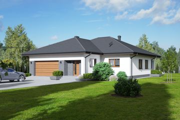  Projekt domu Ardenowice mg 2 (KRP2328) - projekt domu parterowego - Zdjęcie 1