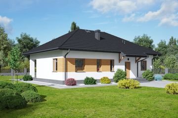  Projekt domu Adomierz 3m (KRP2330) - projekt domu parterowego - Zdjęcie 1