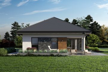  Projekt domu Eco 31 (WOZ1035) - projekt domu parterowego - Zdjęcie 4