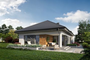  Projekt domu Eco 31 (WOZ1035) - projekt domu parterowego - Zdjęcie 5