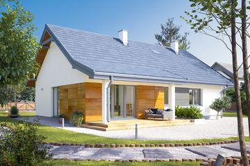  Projekt domu Awokado 2 (BSA2252) - projekt domu parterowego - Zdjęcie 2