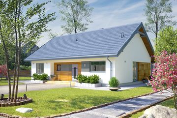  Projekt domu Awokado 2 (BSA2252) - projekt domu parterowego - Zdjęcie 3