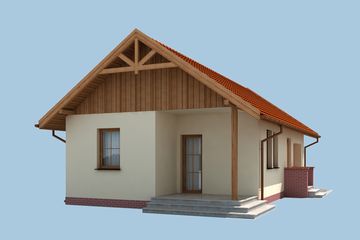  Projekt domu Bergamo C dom mieszkalny, całoroczny (SLN2665) - projekt domu parterowego - Zdjęcie 3