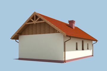  Projekt domu Bergamo C dom mieszkalny, całoroczny (SLN2665) - projekt domu parterowego - Zdjęcie 4