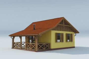  Projekt domu Bazylea C dom mieszkalny, całoroczny (SLN2667) - projekt domu parterowego - Zdjęcie 4